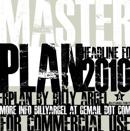Masterplan Font Full Version